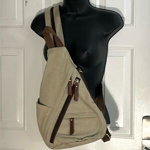 ANTIK KRAFT SLING SHOULDER CANVAS BAG UNISEX